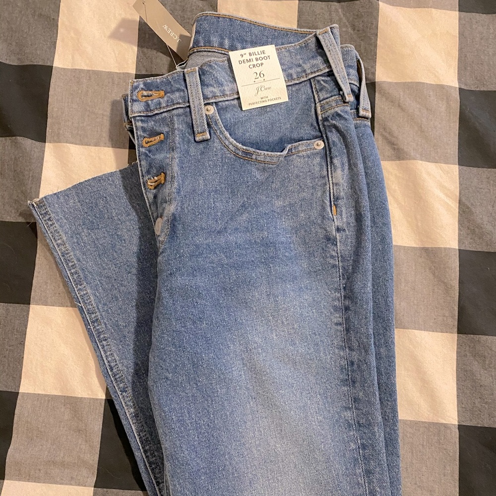 Jcrew Demi Boot Crop jeans—NEW